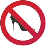 NO HIGH SHOES